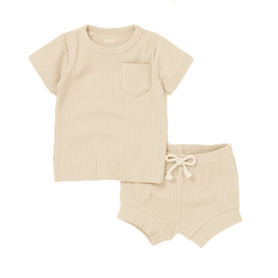 2 Piece Short Sleeve PJ Set