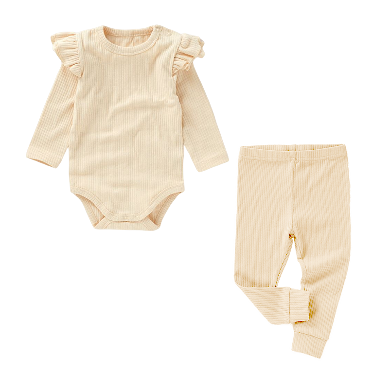 Frilled Long Sleeve Set