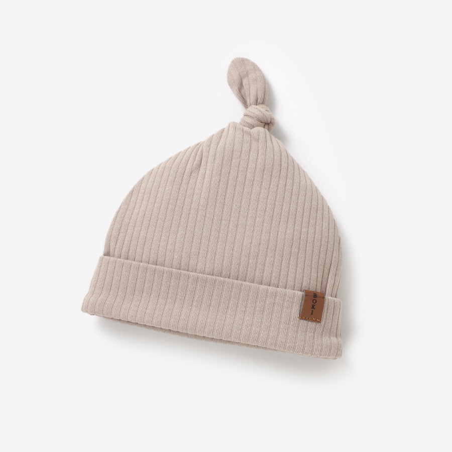 Organic Cotton Rib Beanie