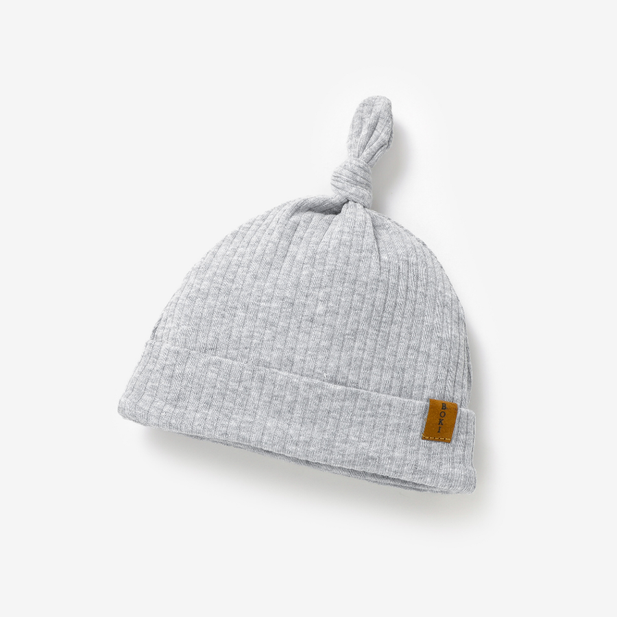 Organic Cotton Rib Beanie