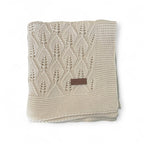 Cellular Knitted Blanket