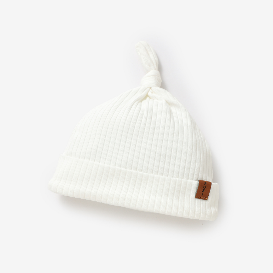 Organic Cotton Rib Beanie