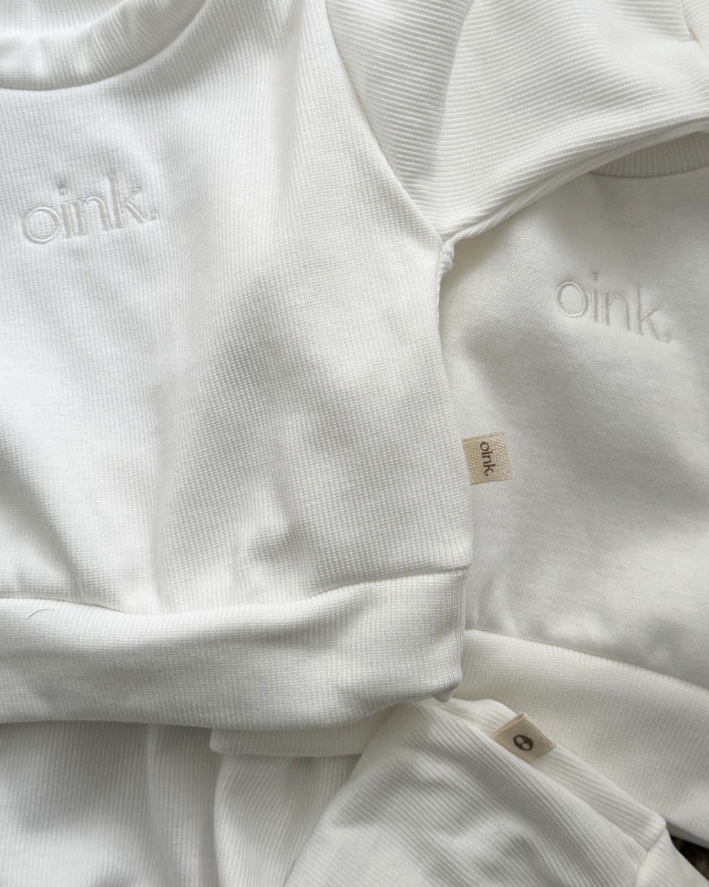 Oink Ribbed Twinset