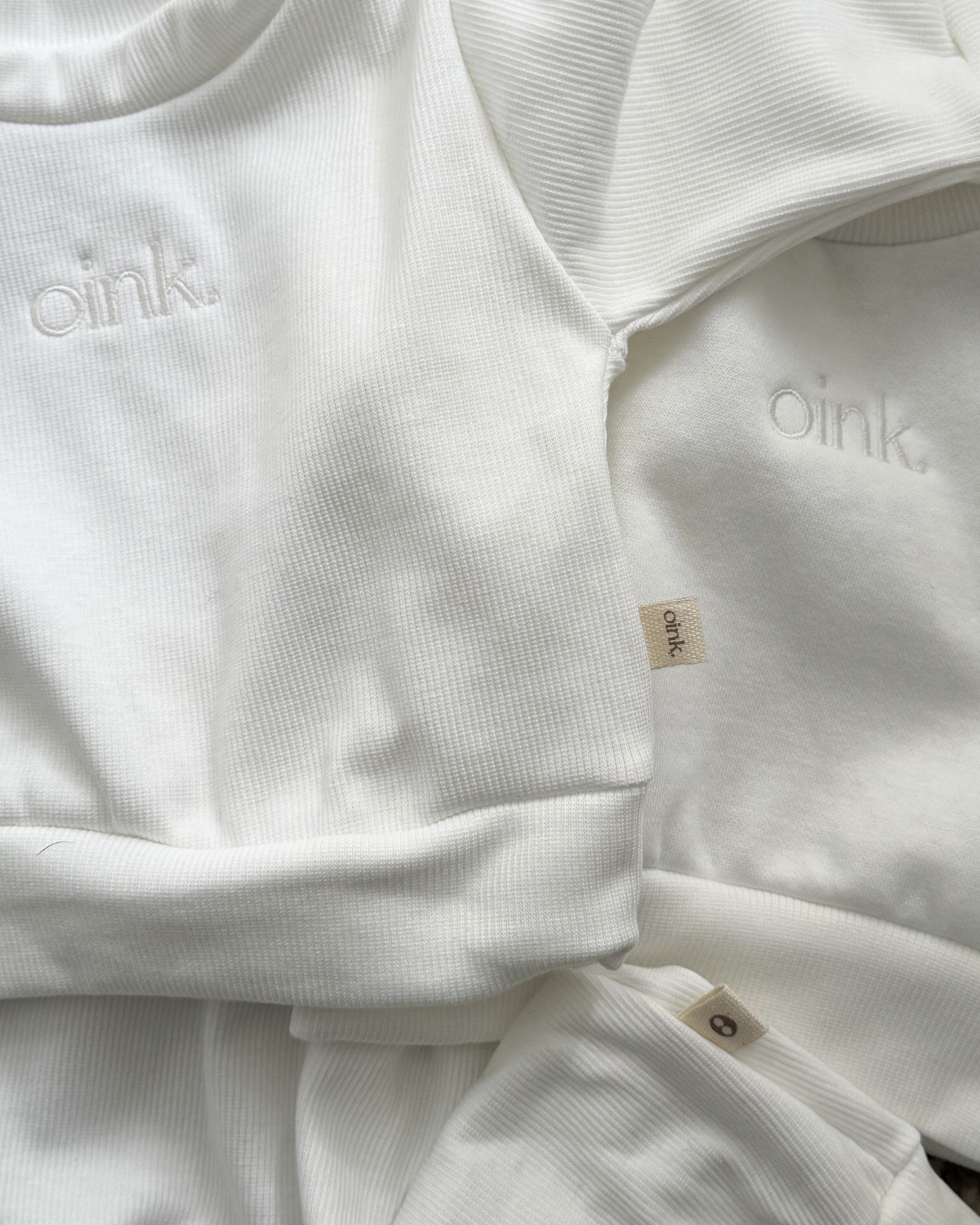 Oink Ribbed Twinset