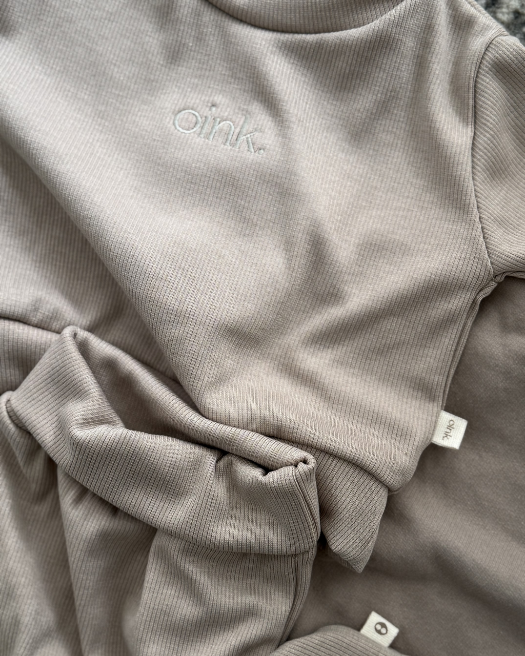 Oink Ribbed Twinset
