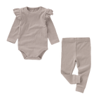 Frilled Long Sleeve Set