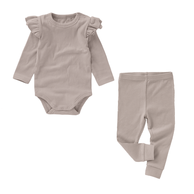 Frilled Long Sleeve Set