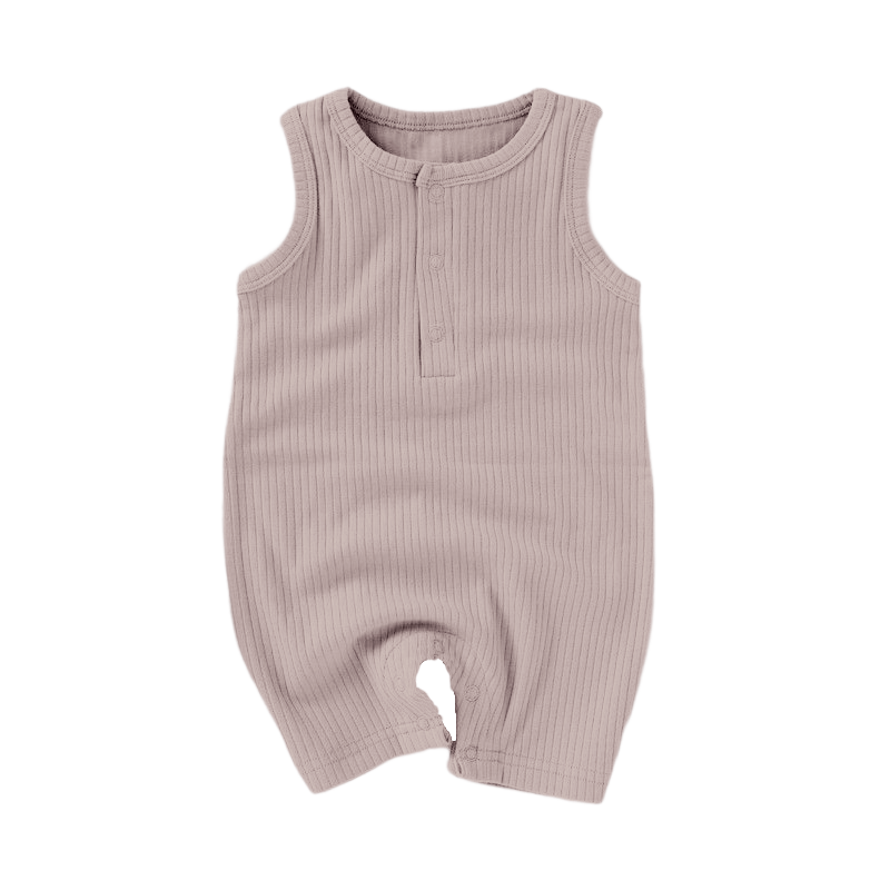 Organic Rib Cotton Tank Growsuit