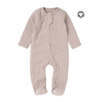 Organic Cotton 2-Way Zipsuit with Footies & Mittens