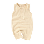 Organic Rib Cotton Tank Growsuit