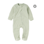 Organic Cotton 2-Way Zipsuit with Footies & Mittens