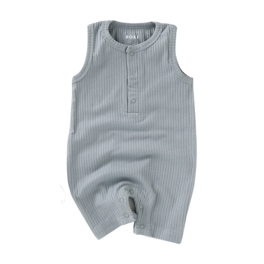 Organic Rib Cotton Tank Growsuit