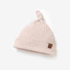 Organic Cotton Rib Beanie - Blush
