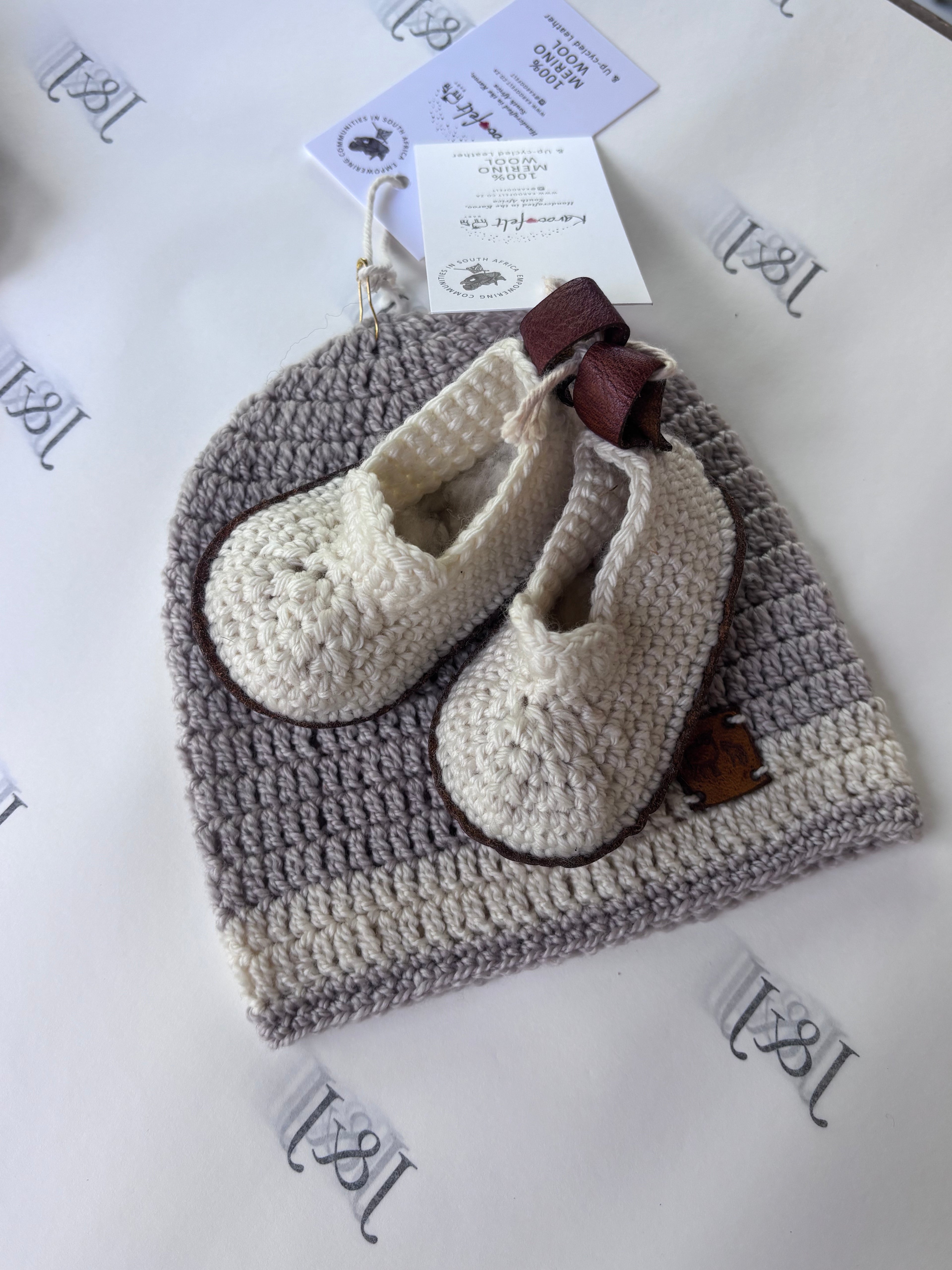 Karoo Felt Baby Booties