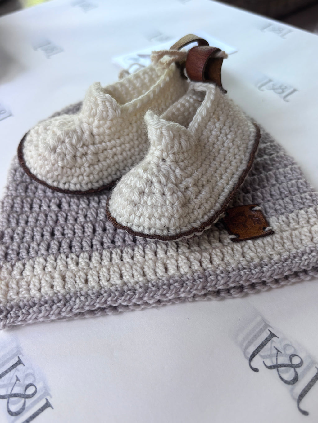 Karoo Felt Baby Booties