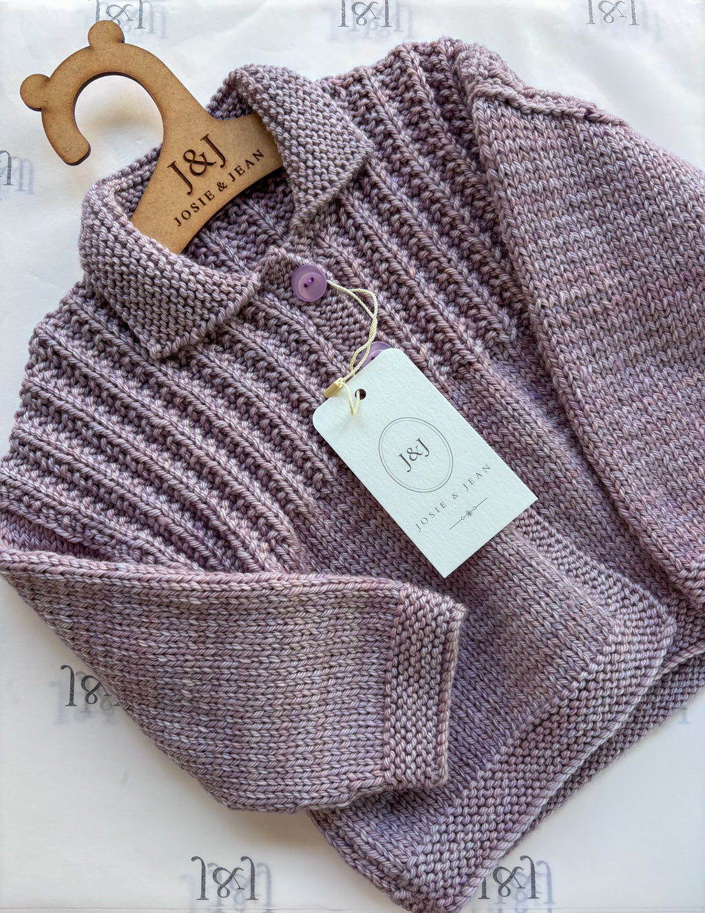 Josie & Jean Hand Knitted Collared Jersey