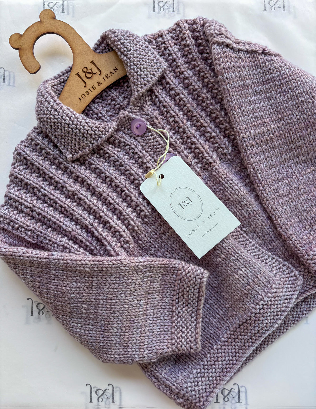 Josie & Jean Hand Knitted Collared Jersey