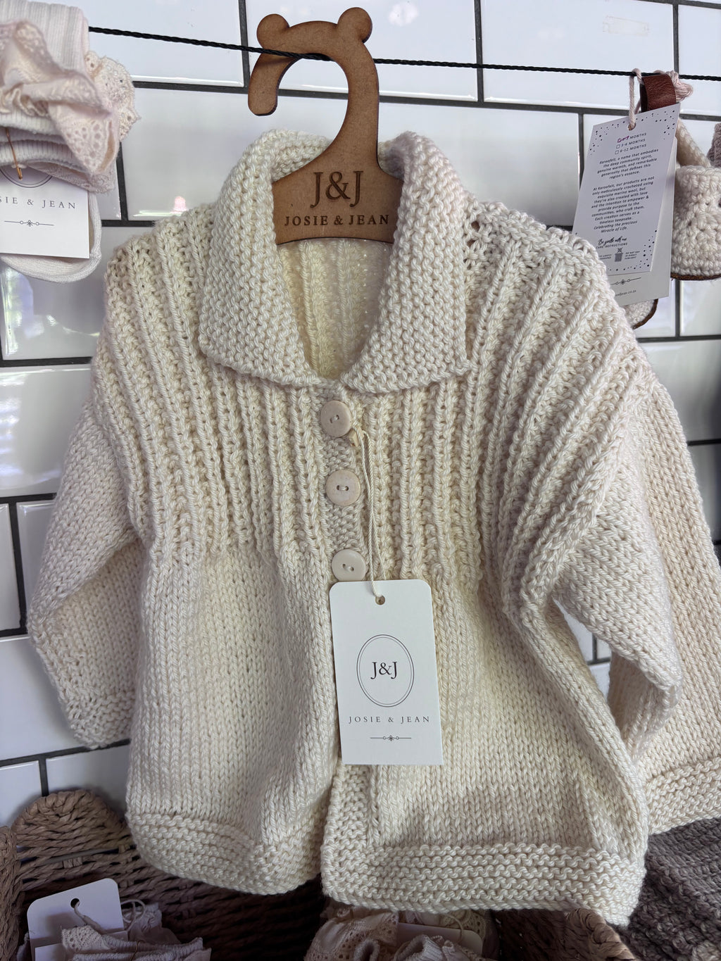 Josie & Jean Hand Knitted Collared Jersey