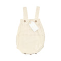 Knitted Ivory Cable Summer Romper