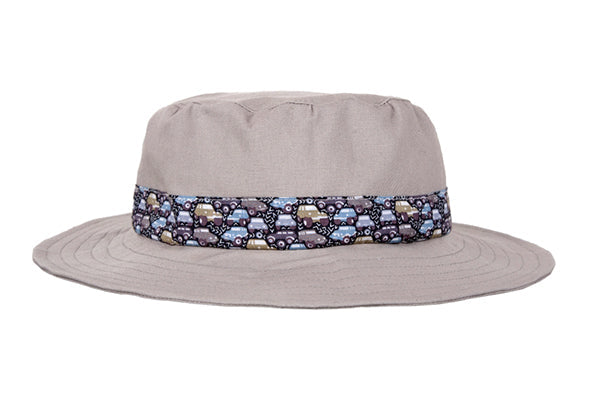 MyAng Baby Hat - Boys Khaki & Cars