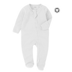 Organic Cotton 2-Way Zipsuit with Footies & Mittens