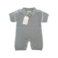 Knitted Collared Romper