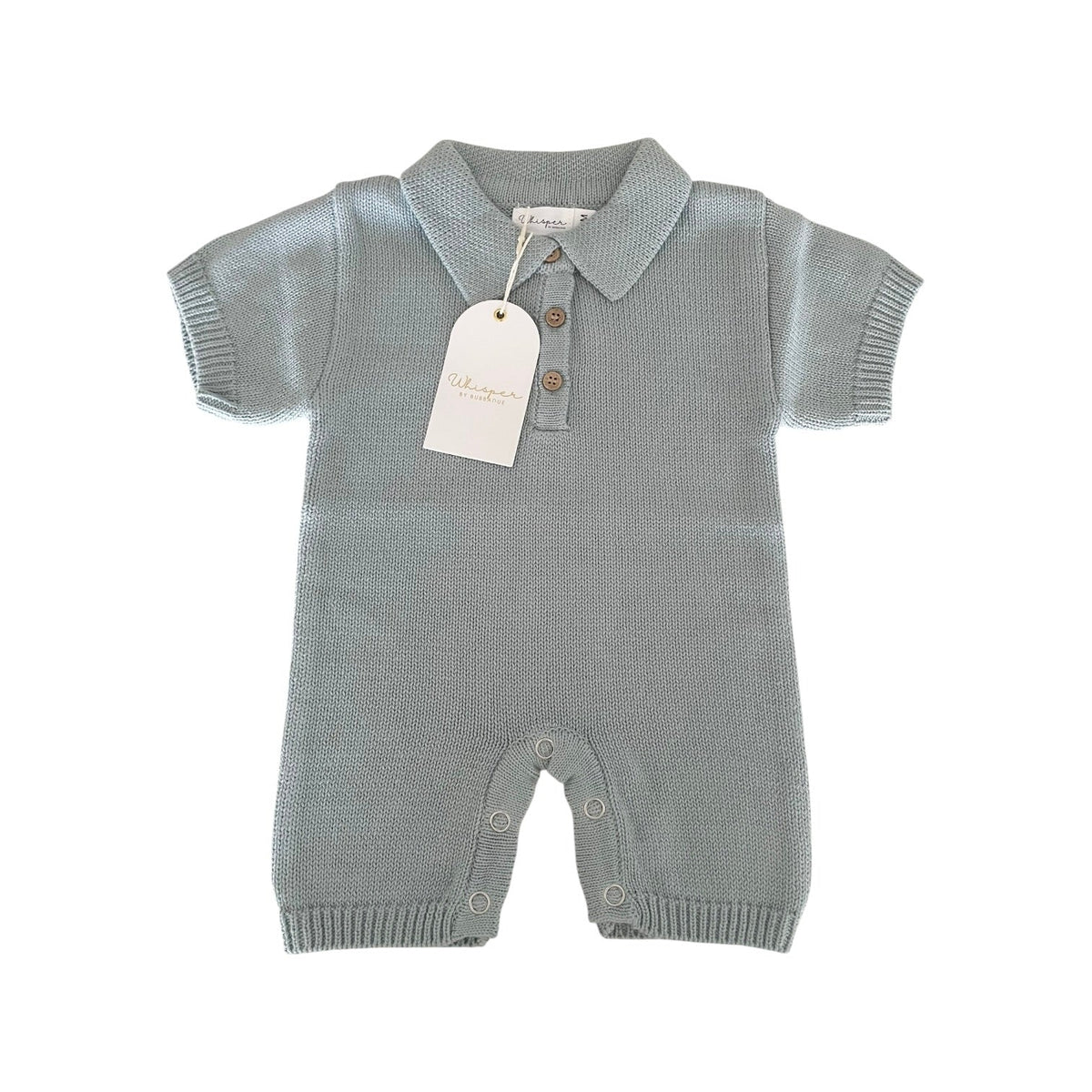 Knitted Collared Romper