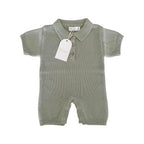 Knitted Collared Romper