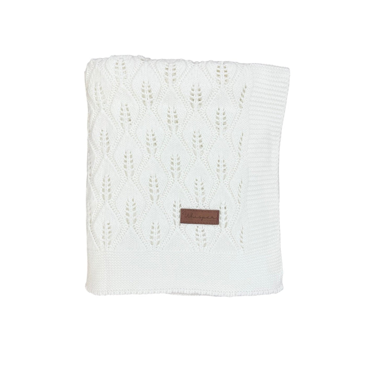 Cellular Knitted Blanket