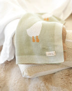 Oink Knitted Blankie